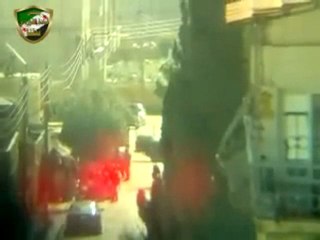فري برس ريف دمشق القناصة على اسطح المباني  قطنا 21 3 2012