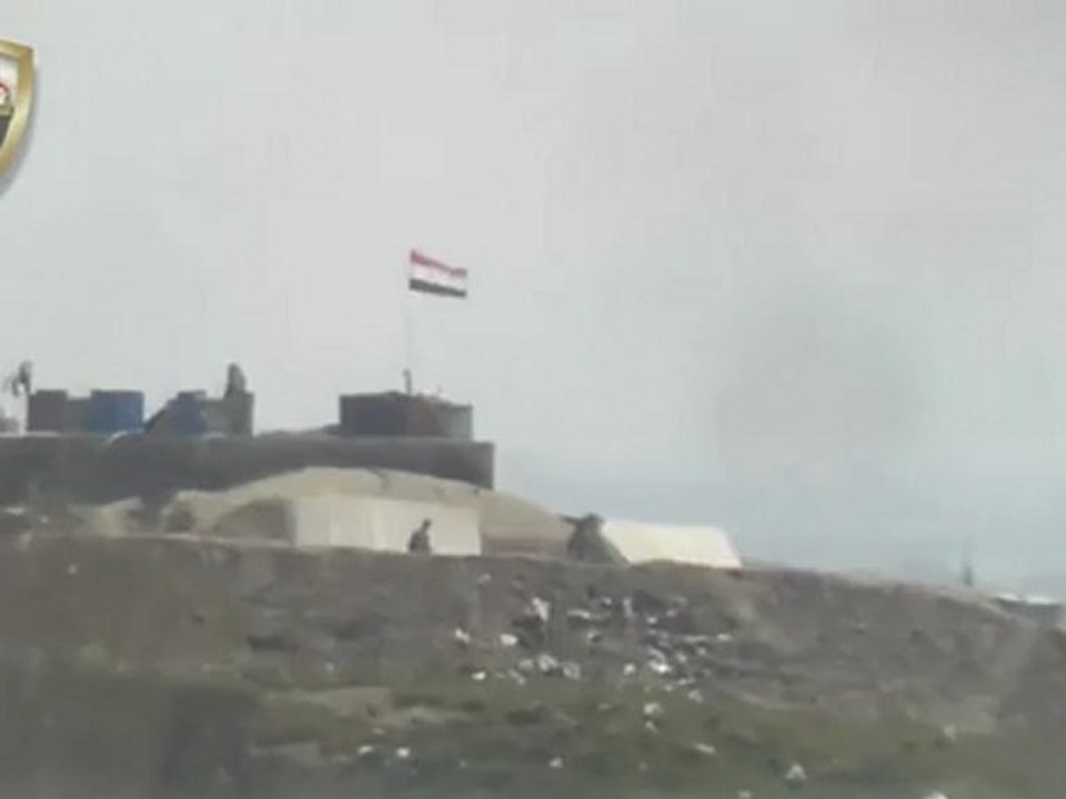 فري برس ريف دمشق  قطنا تمركز الغزاة على تلة عين سلطان 21 3 2012