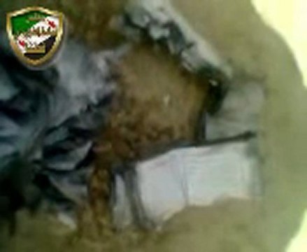 فري برس ريف دمشق قطنا التخريب من قبل عصابات الاسد المجرمة21 3 2012 ج4