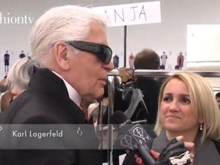 Fendi Hair & Makeup Fall '12 ft Karl Lagerfeld | FashionTV