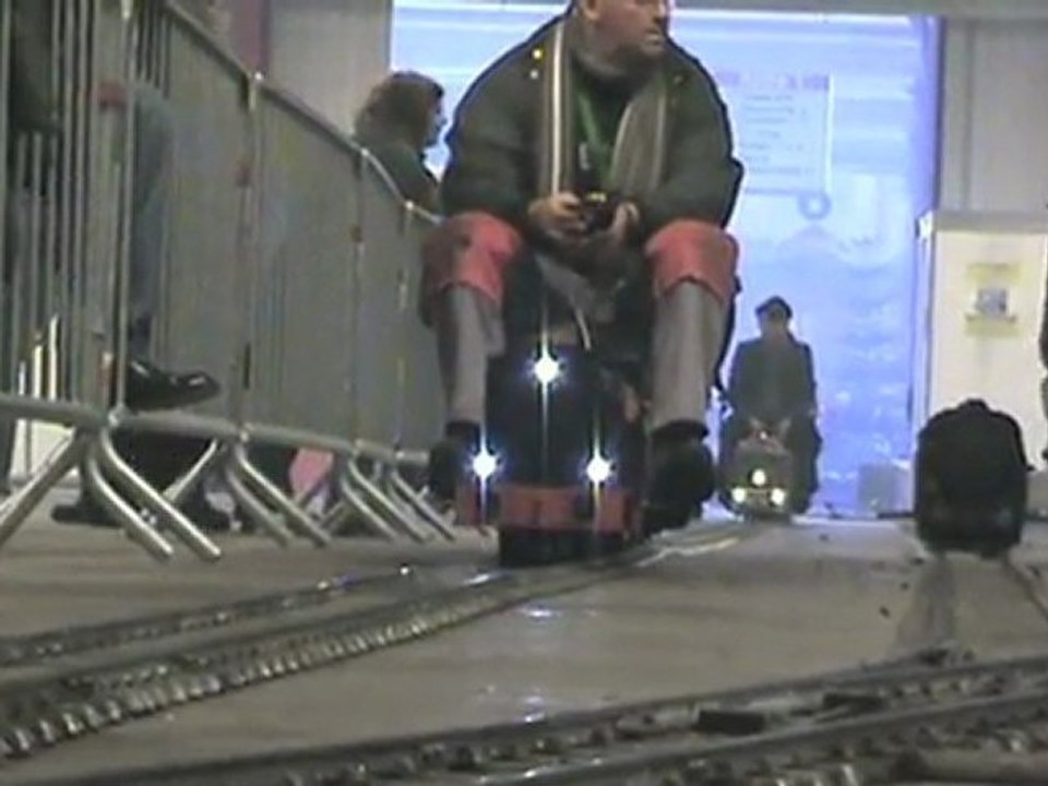 Lokparade am Ausweichbahnhof Echtdampfhallentreffen Sinsheim 10.01.09 Teil 002