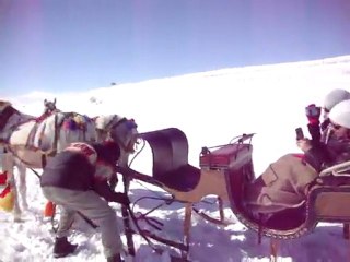 "Serhan ALTINOK "  Kars "Çıldır gölünde atlı kızak keyfi"