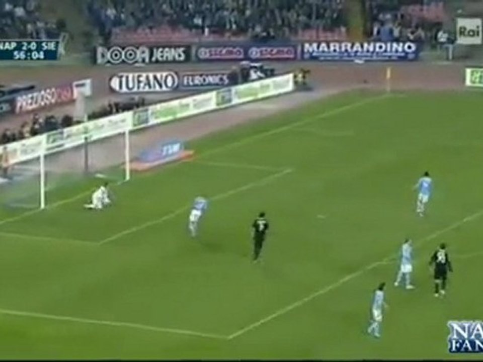 Highlights Napoli - Siena 2-0 (Coppa Italia) 21-03-2012
