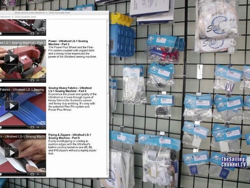 Sail Repair with Wally Moran: Pt5