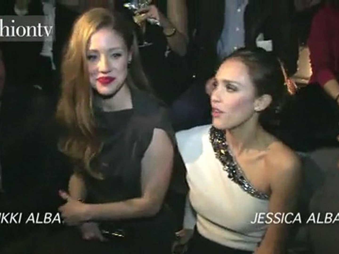 Lanvin Front Row: Jessica Alba + Angelababy | FashionTV