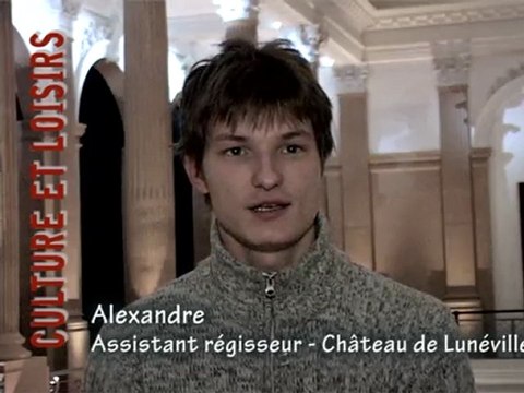 Alexandre, volontaire en service civique au château de Lunéville