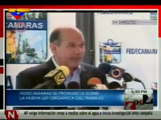 (VIDEO) Que Fedecámaras y CTV no participen en la LOT es garantía de que no habrá una nueva traición a la clase trabajadora 21.03.2012