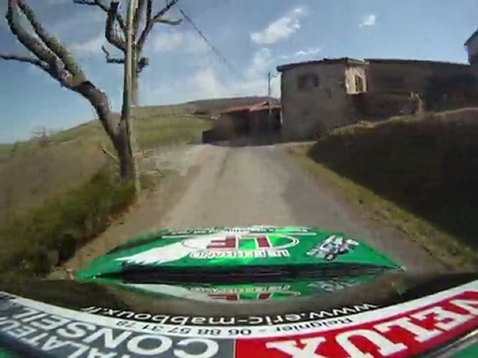 ES 4 Rallye du pays de Gier 2012 equipage Marechal/Lemaire 106 Gr A