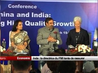 Inde, la directrice du FMI tente de rassurer