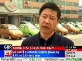 China tests electric cars to fight climate change