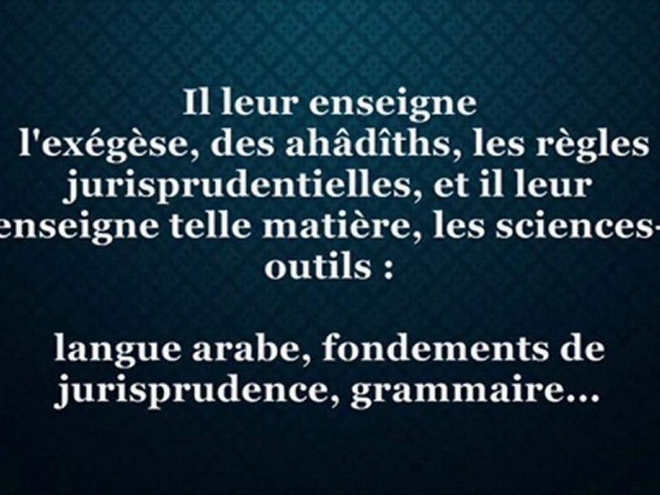 Savoir de qui prendre la science ?  Shaykh Ahmâd Bazmool