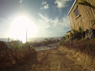 Dalle entrée et marches accès piscine