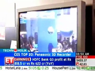 Panasonic shows off full HD 3D camcorder at CES