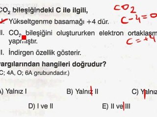 23 mart deneme kimya soru 20