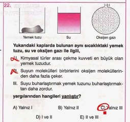 23 mart deneme kimya soru 22