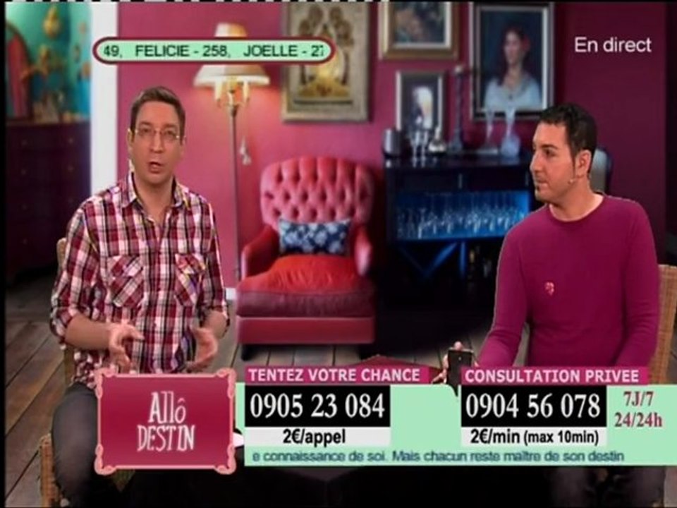 Allo Destin : Nicolas Gigliotti (Secret Story 3) et Denis Lagasse