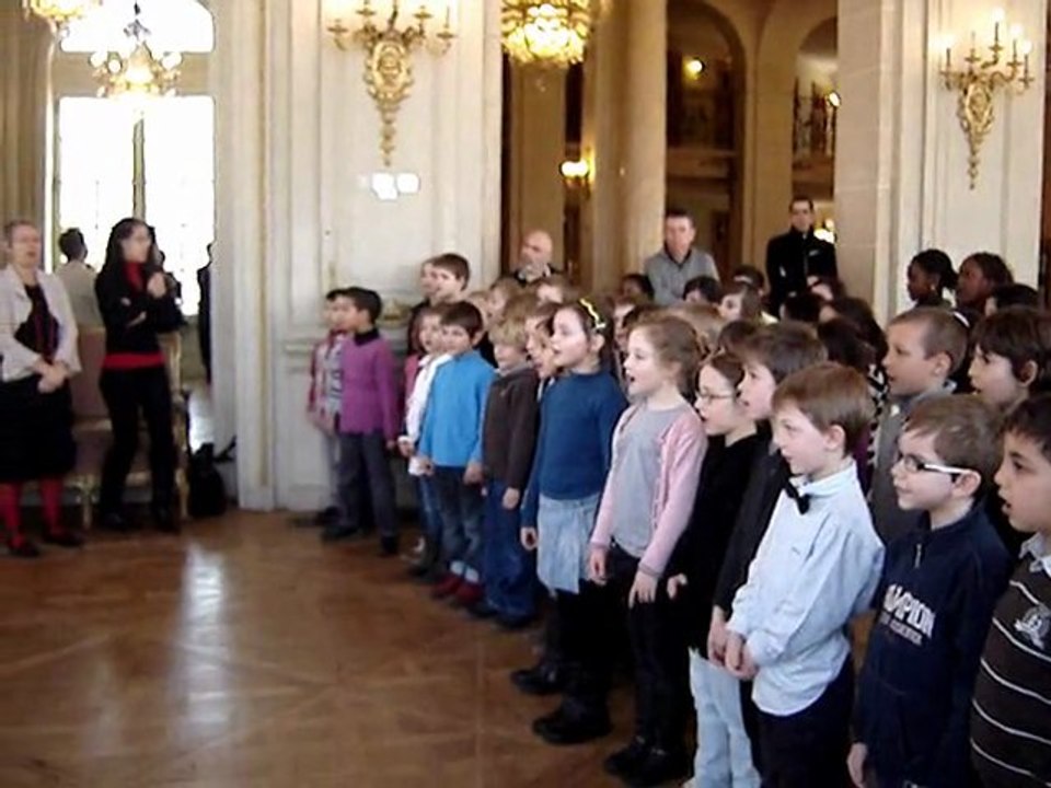 Premier essai du choeur des enfants