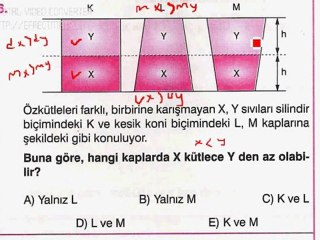 23 mart deneme fizik soru 6