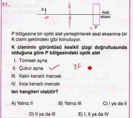 23 mart deneme fizik soru 11