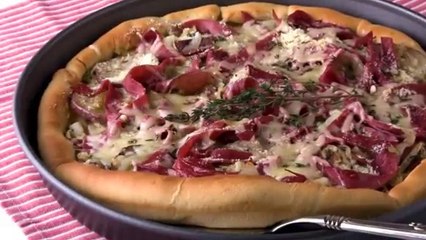 Corned Beef and Potato Pizza