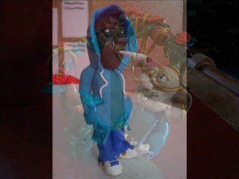 créations peintures, béton cellulaire, pate fimo ,de Dru & Rémiax série 4