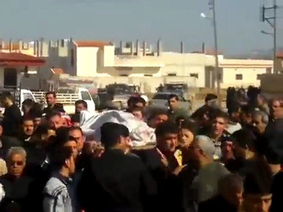 فري برس ريف حماه المحتل تشييع الشهيد احمد اديب قسوم 22 3 2012 ج2
