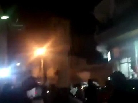 فري برس دمشق مسائية لأحرار الميدان الدمشقي في اربعينية الشهيد عبد الناصر شربجي 22 3 2012 ج1