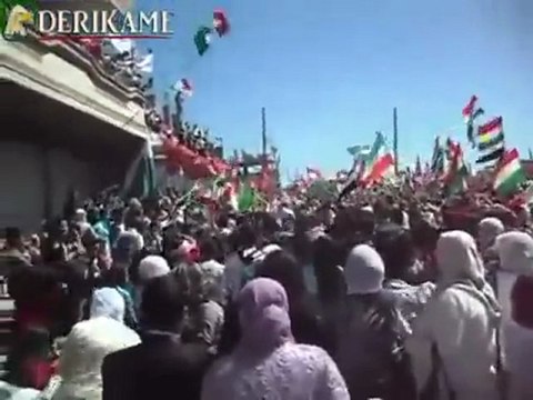 فري برس الحسكه ديريك هام جداً أكثر من 75 ألف يهتفون بصوت واحد 2012 3 22 ج2