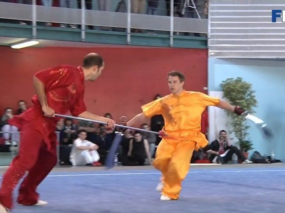 Championnat de France 2012 de Wushu Taolu / Duilian weapons - Maxime Frankinet & Pierre Rouvière