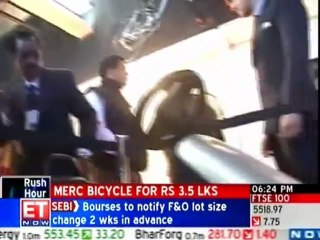 Mercedes launches Rs 3.5 lakh bicycle at Auto Expo
