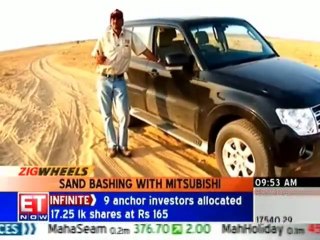 Sand bashing with Mitsubishi