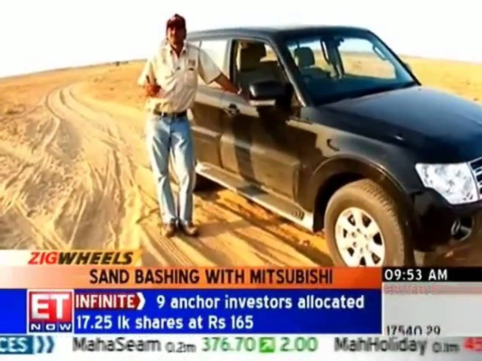 Sand bashing with Mitsubishi