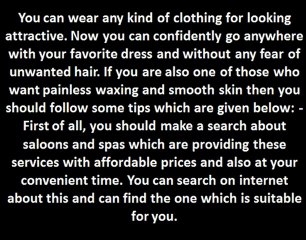 How to get painless waxing