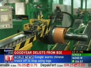 Goodyear announces delisting of shares from BSE