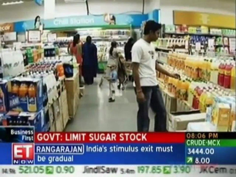 Govt tightens sugar stock holding limit