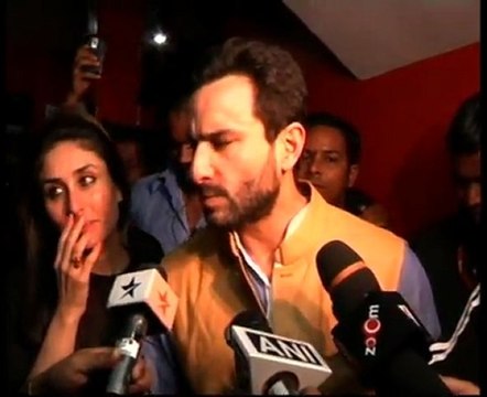 Kareena And Saif At A Special Screening Of 'Agent Vinod'