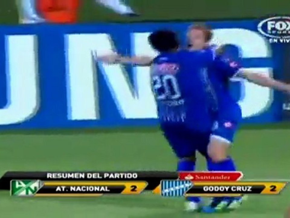 Copa Libertadores: Atlético Nacional 2-2 Godoy Cruz