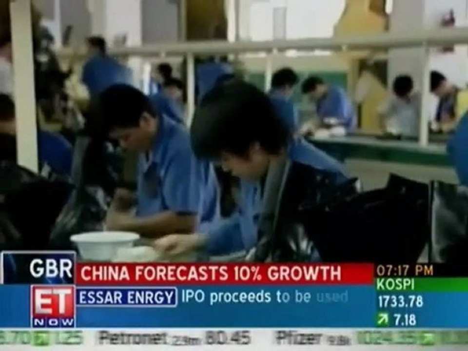 China 2010 GDP growth to top 10 pc: Govt economist