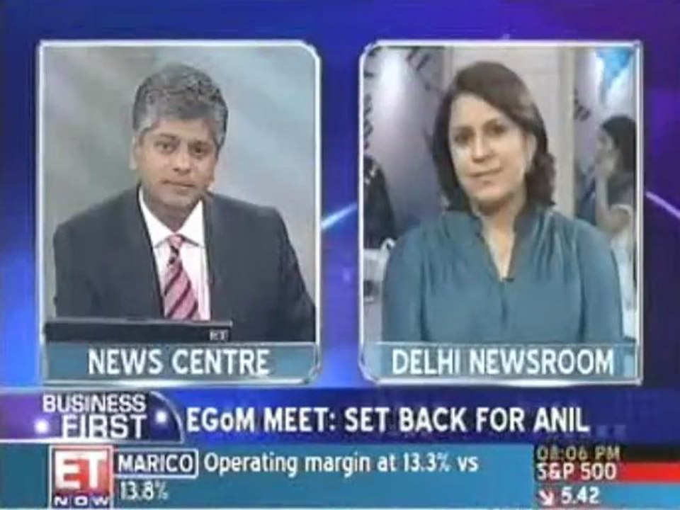 EGoM meet on gas: A set back for Anil Ambani