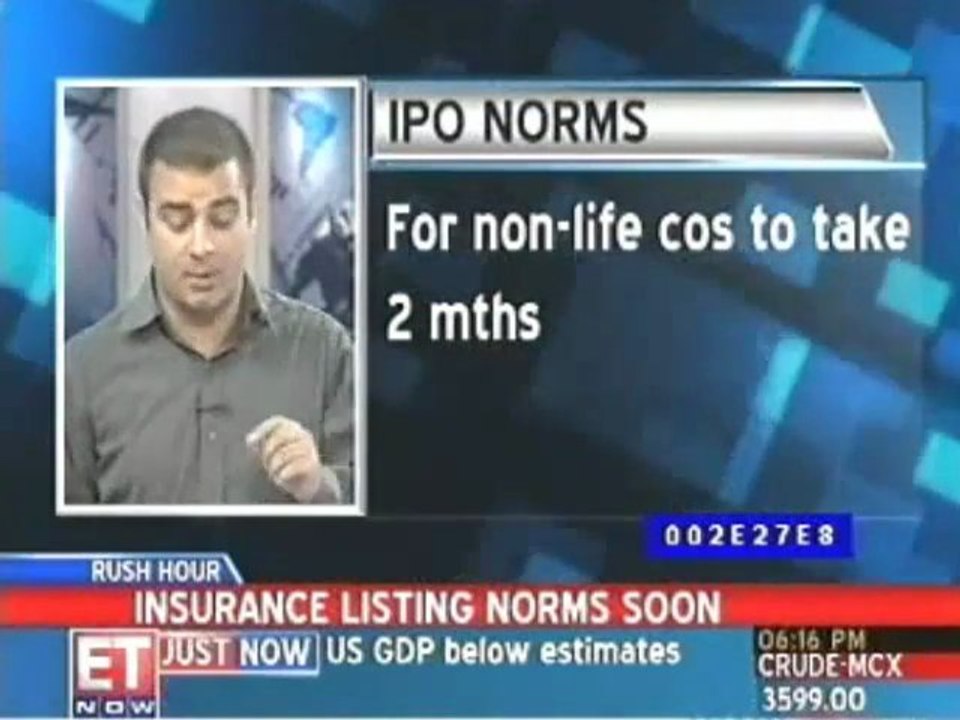 Listing norms for life insurance companies soon