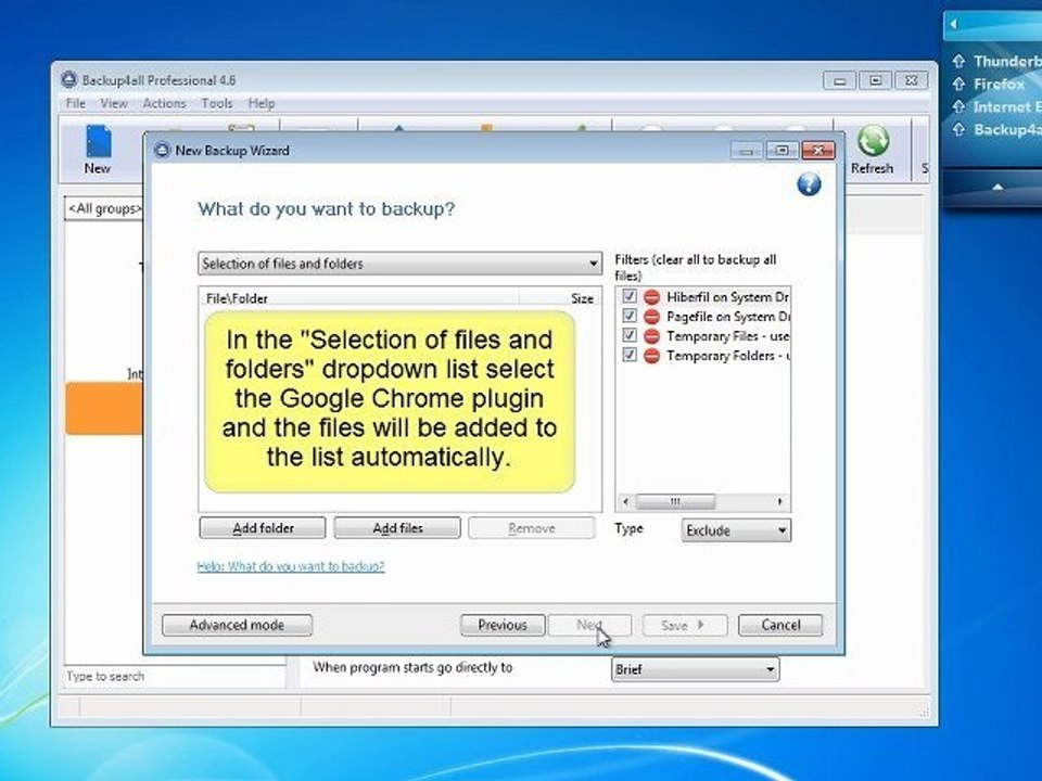 How to backup Google Chrome bookmarks