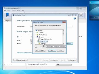 Backup videos with Backup4all