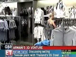 Armani Exchange launches 3D ad campaign