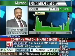 Setting up a new plant in Gujarat: Binani Cement
