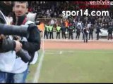 Boluspor Beşiktaş maçı sonu saha içi sevinci