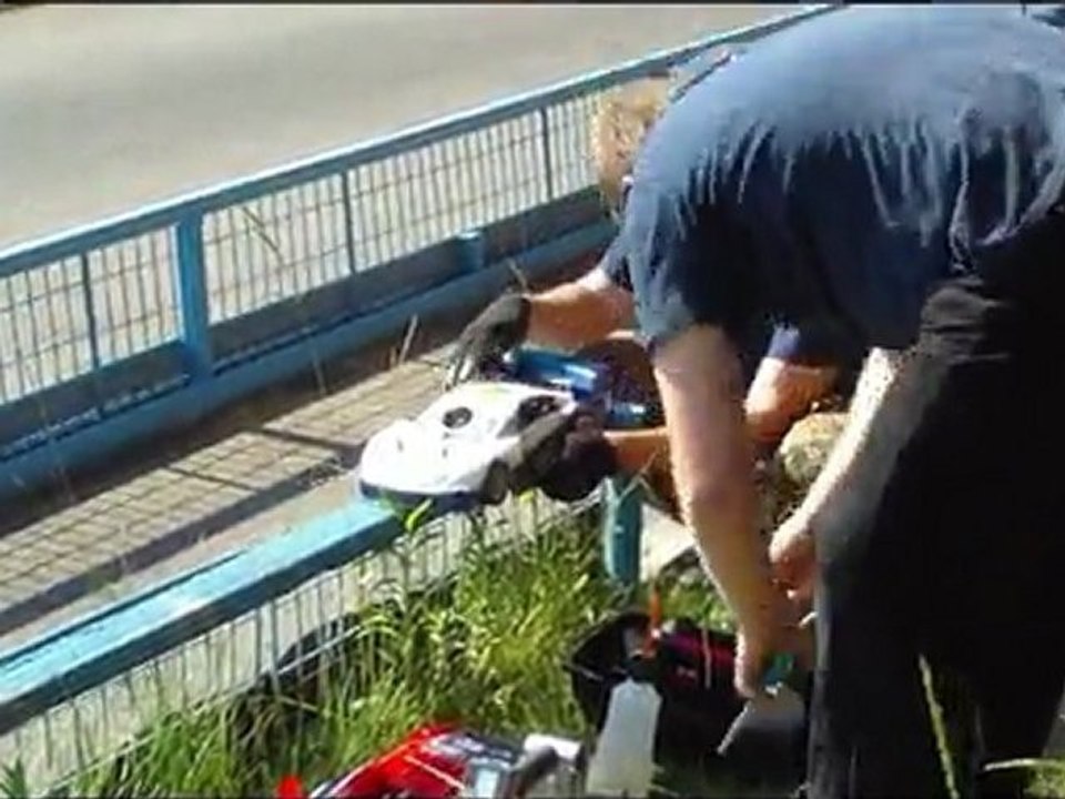 Starten eines RC-Cars mit Seilzug