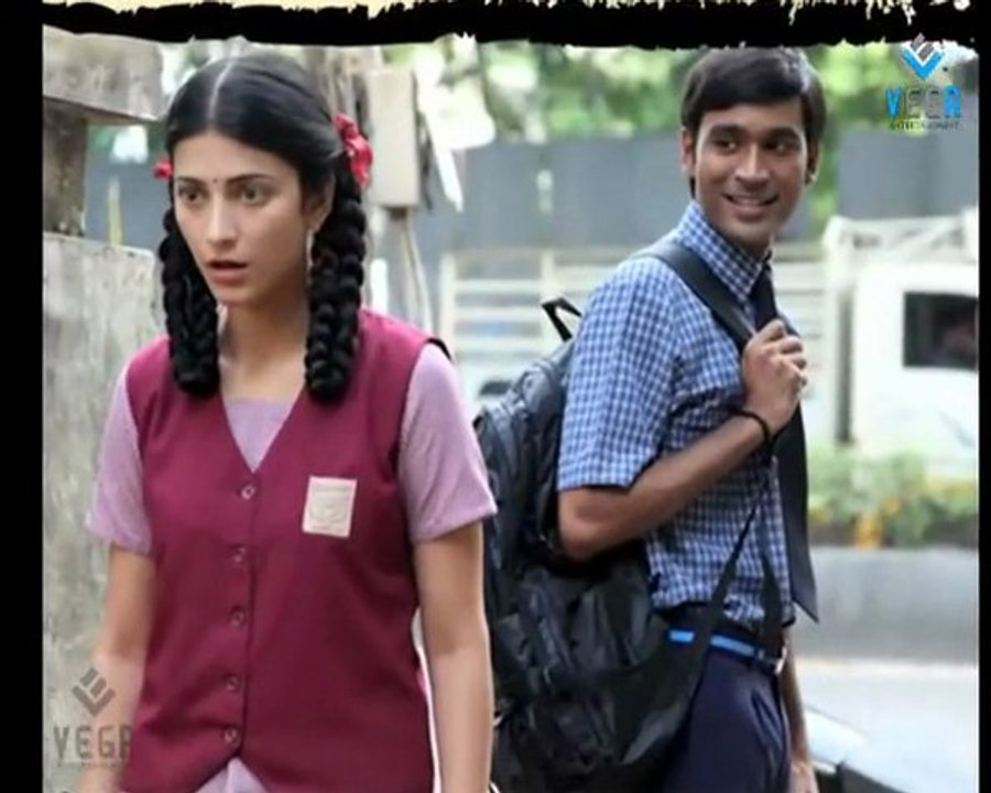 Sruthi Hassan hot in 3 movie with dhanush
