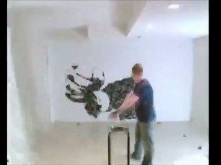 Bruce Lee Style Painting