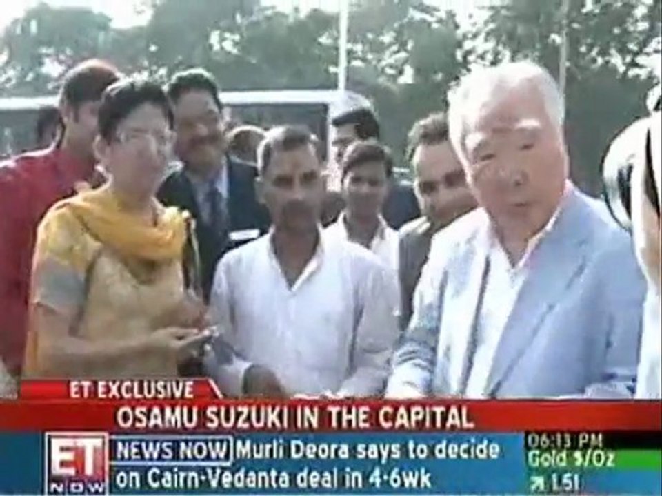 Exclusive: Suzuki Chairman Osamu Suzuki in capital