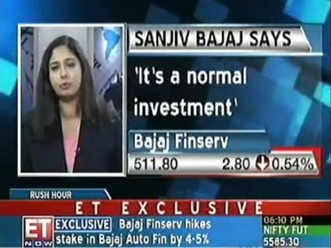Bajaj Finserv ups stake in Bajaj Auto Finance